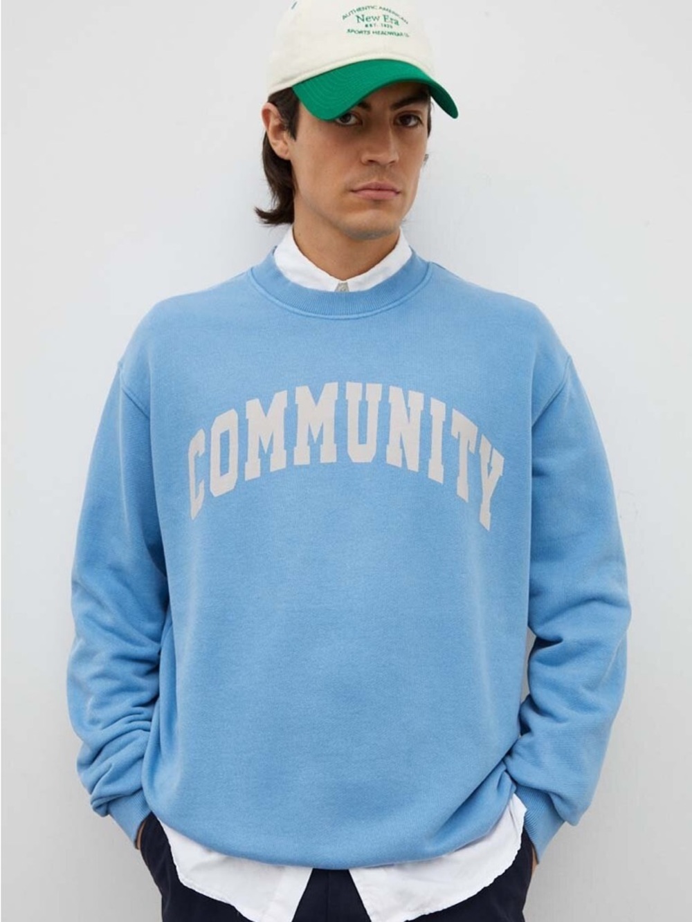 Les Deux cotton sweatshirt collegiate-style "COMMUNITY" size xxl